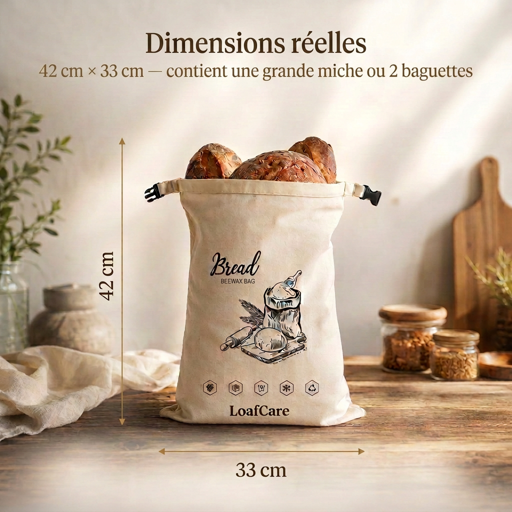 Votre pain frais 7 jours — sans plastique, sans effort.