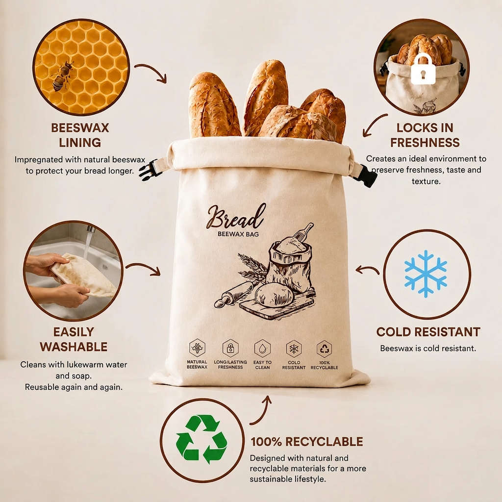 5 promises printed on the bag