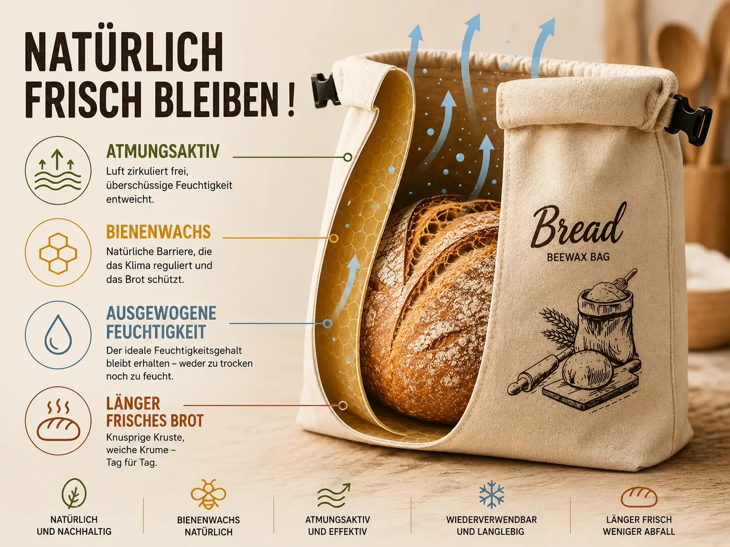 Natürliches Bienenwachs